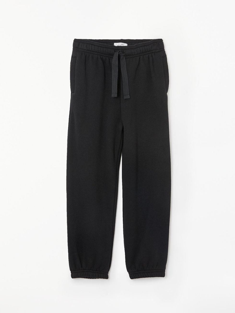 black jogging bottoms